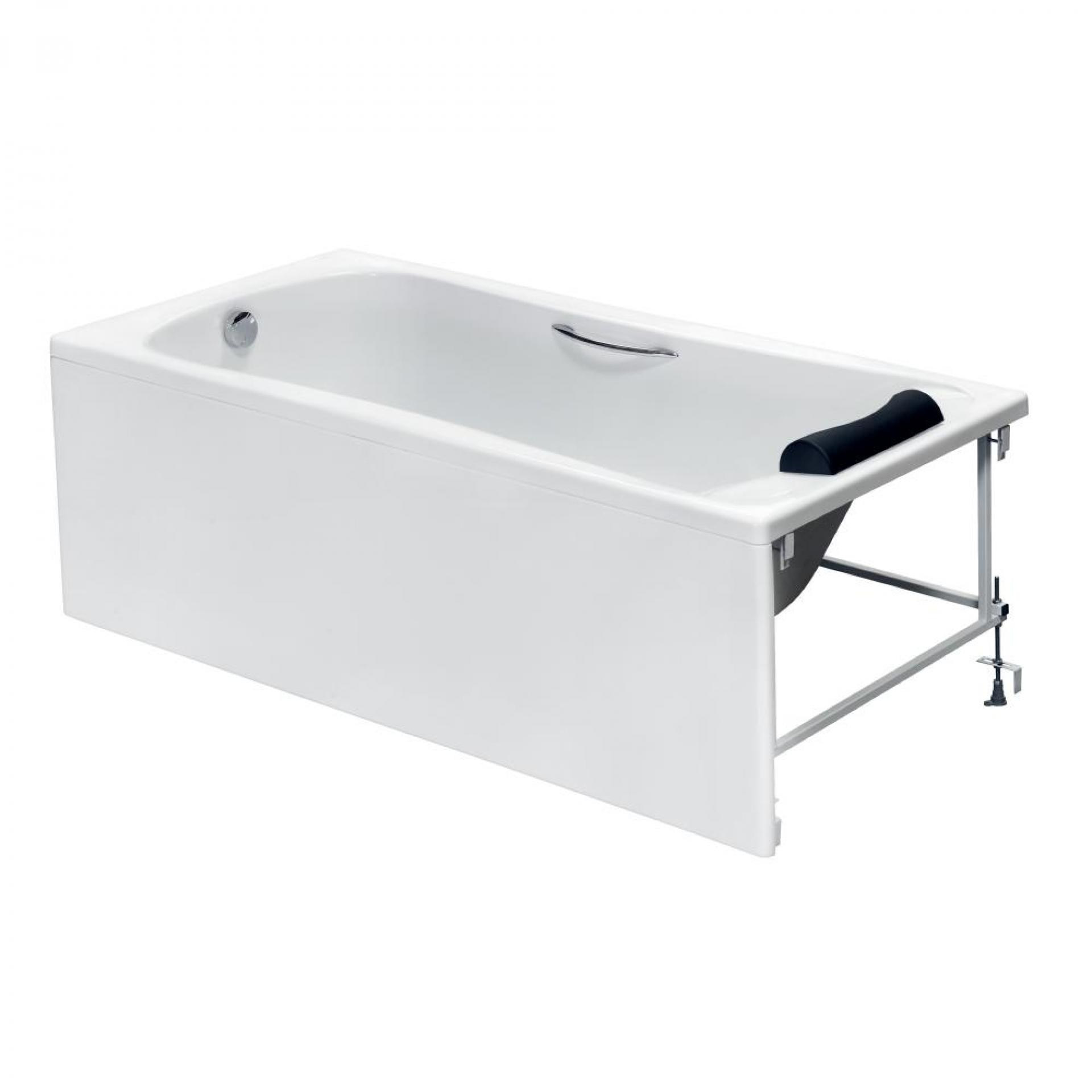 Комплект акриловая ванна Roca BeCool 190x90 + фронтальная панель + монтажный набор