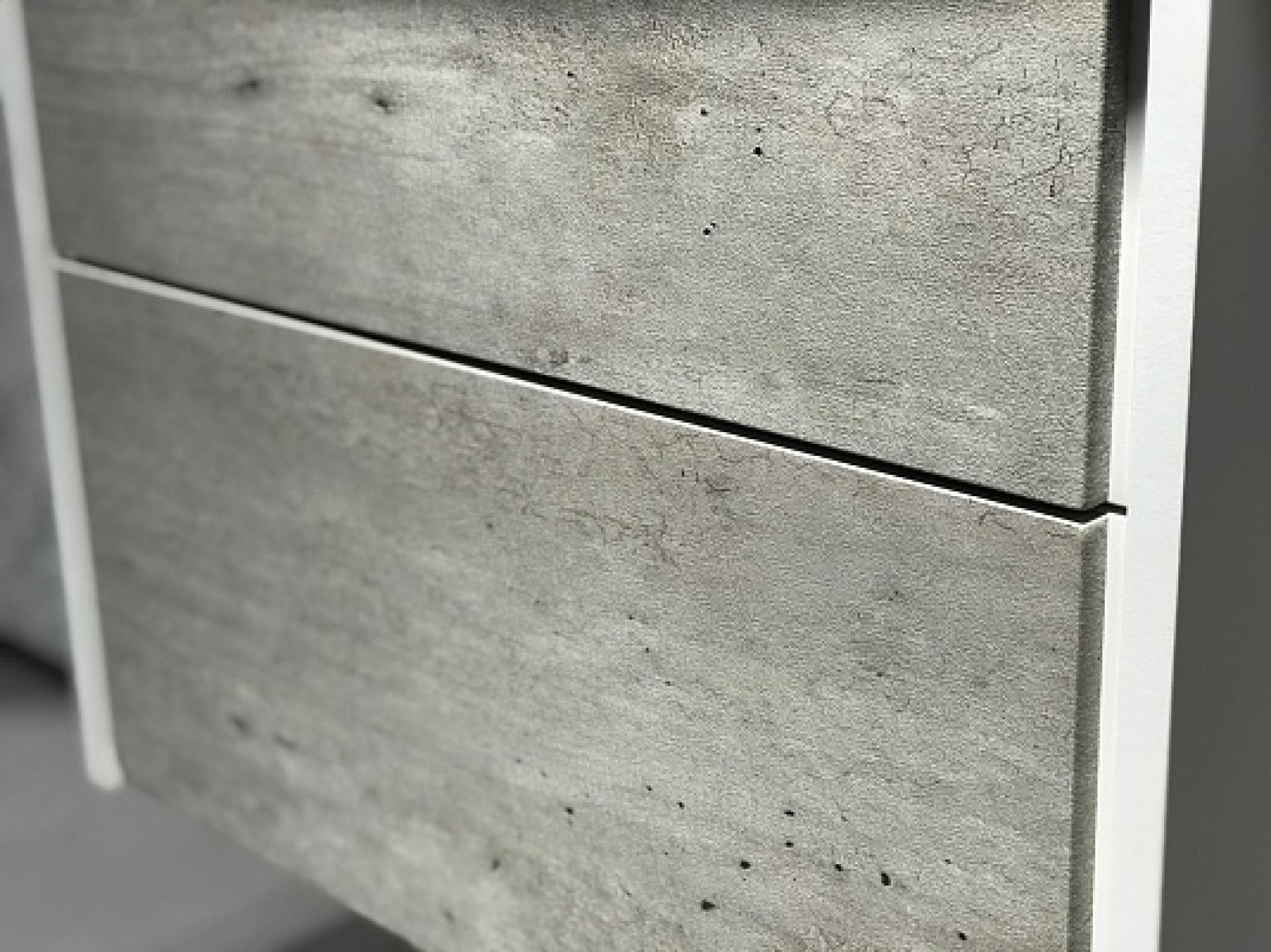 Фото: Комплект мебели 60 см Roca Ronda бетон, белый глянец Roca в каталоге