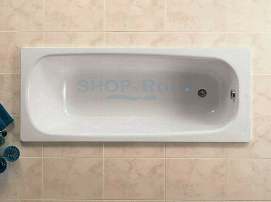 Фото: Стальная ванна 120х70 Roca Contesa 120 212106001 Roca в каталоге